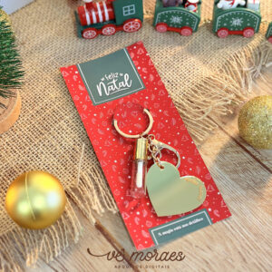 CARTÃO PARA CHAVEIRO NATAL 2025