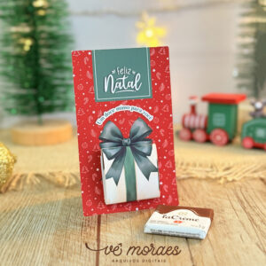 CARTÃO PARA CHOCOLATE LACREME NATAL 2025
