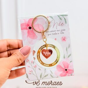 CARD PARA CHAVEIRO DIA DAS MÃES 2026