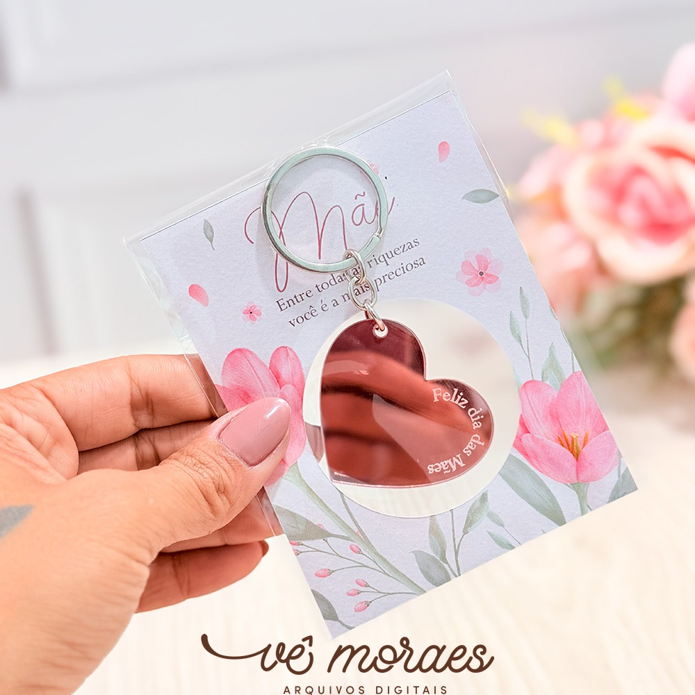 CARD PARA CHAVEIRO DIA DAS MÃES 2026 - Imagem 3