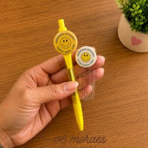 KIT BOTTTON SETEMBRO AMARELO SMILE