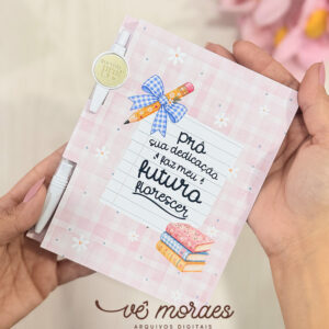 BLOCO COM PORTA CANETA DIA DOS PROFESSORES 2026